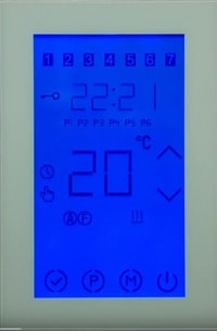 photo of HT2 touch screen thermostat
