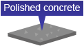 simple illustration of polished concrete